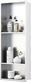 Neodrain 3-Tier Brushed Recessed Shower Niche, 12X30 Inch Wall Niche
