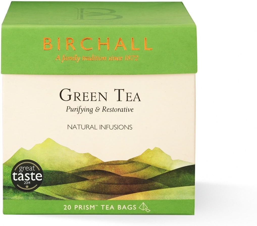 Birchall Green 20 Prism Tea Bags (Pack of 3)