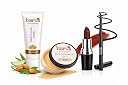 Barva Simple Makeover Kit – Ghee Enriched Makeup Combo | BB Cream 10ml, Kajal, Beige Foundation & Lipstick (Passion 504) | Complete Makeup Kit for Women | Daily & Travel Use gallery image