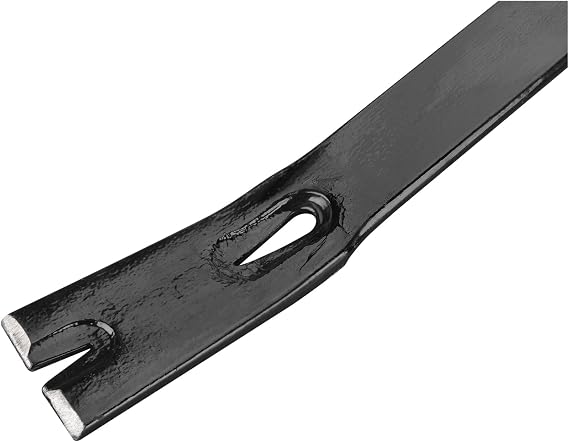 Performance Tool W2022 15 in. Heavy-Duty Flat Utility Pry Bar | Drop forged steel flat crowbar. Integrated nail puller. Rust resistant finish for pulling, prying and scraping