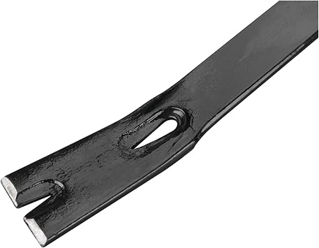 Performance Tool W2022 15 in. Heavy-Duty Flat Utility Pry Bar | Drop forged steel flat crowbar. Integrated nail puller. Rust resistant finish for pulling, prying and scraping