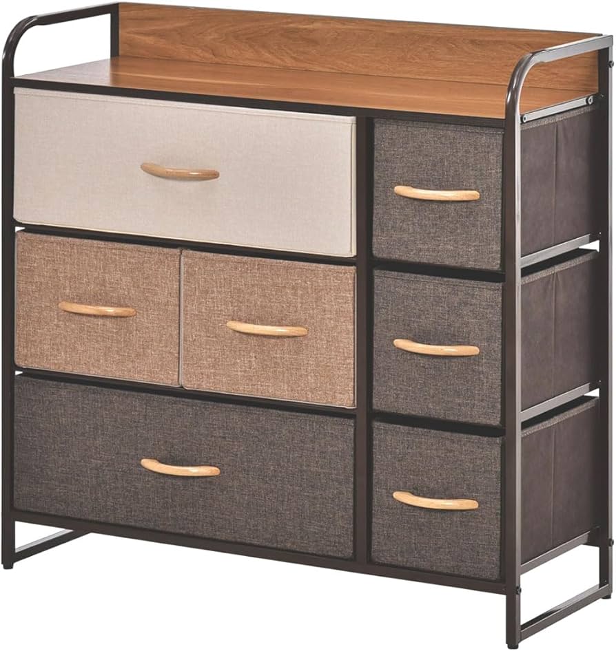 チェスト 布製 引き出し 洋服・リビング収納 大容量 木製天板付き 簡単組立 Amazon｜bimiti タンス 収納 チェスト 布製 おしゃれ 引き出し 洋服