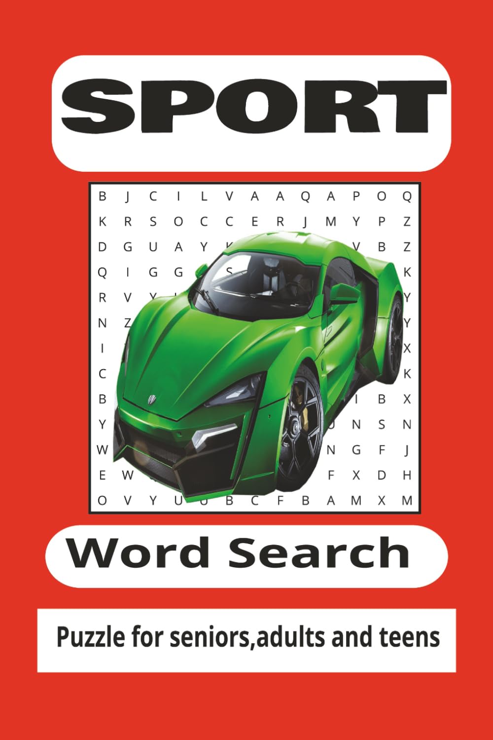 Sport Word Search Puzzle: Word search easy to read, Summer word puzzles, Physical education ,A Sport themed Word Find puzzle for adults, seniors and teens.