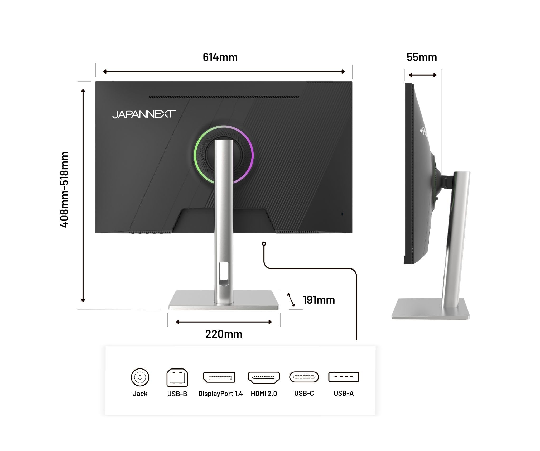 JapanNext Monitor 27" IPS 5K (5120x2880)