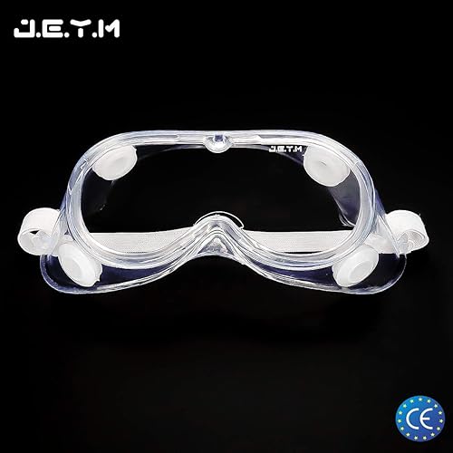 Miniatura 2 de Gafas de seguridad, gafas de protección contra los ojos, antivaho anti-salpicaduras, antiarañazos, protección completa, banda elástica ajustable