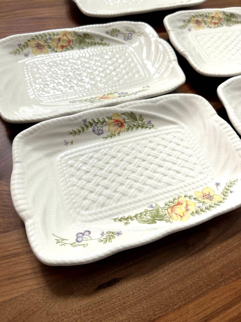 Noritake - ノリタケ 角皿5枚セット Amazon.co.jp: ノリタケ 角皿 5枚 : Toys & Games