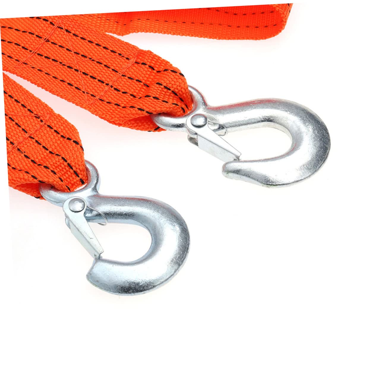 Cabilock 4 3 Meters Nylon Tow Rope Capacity Durable Trailer Rope for Safe Vehicle Towing Fluorescent Design for Night Use Sturdy with Forged Hook