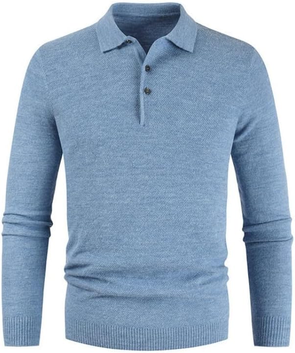 Men's Casual Long Sleeved Knitted Base Sweater Men's Sweaters