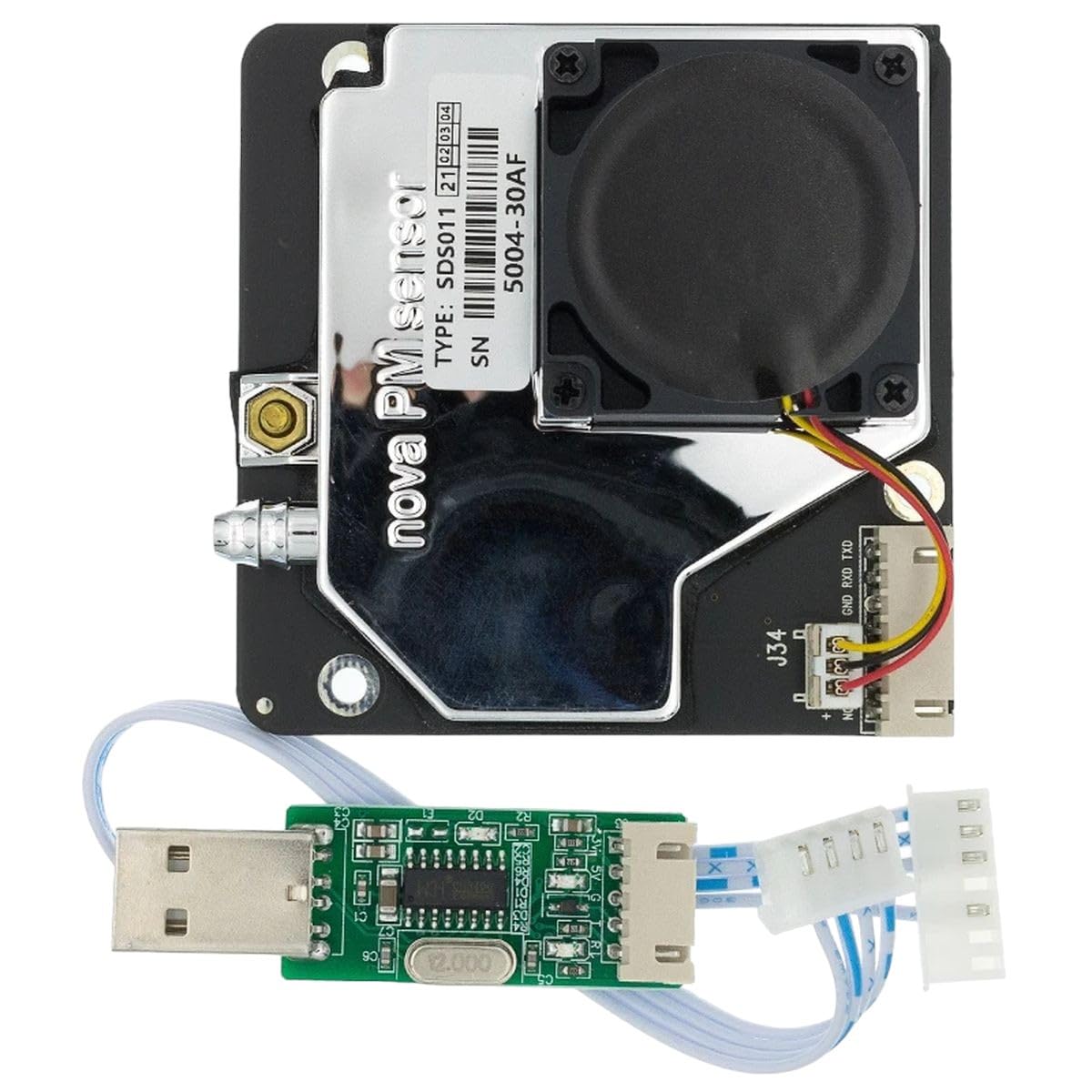 1Pcs Nova Pm Sensor Sds011 High Precision Laser Pm2.5 Air Detection ...