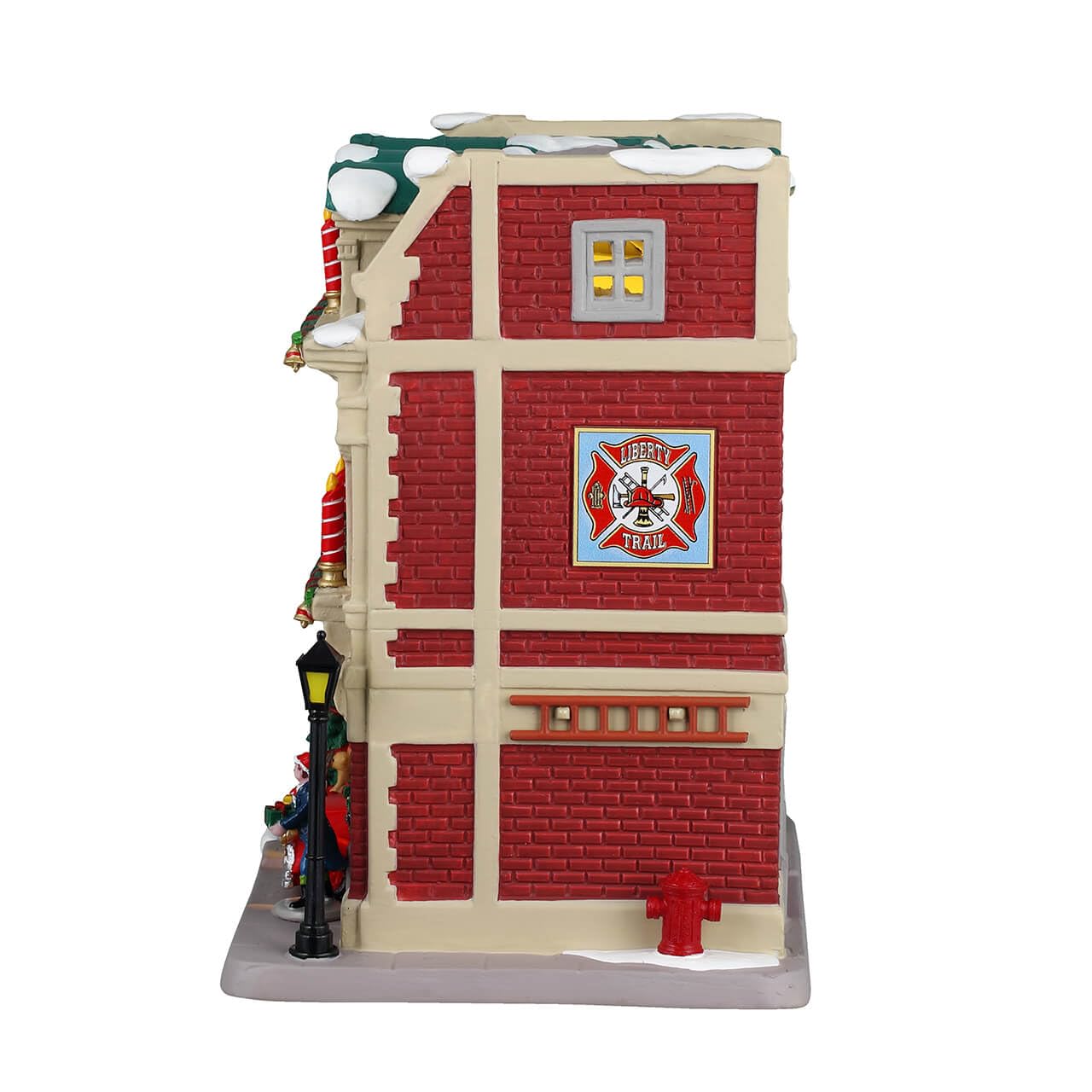 Lemax liberty trail fire house Caddington Village 2024