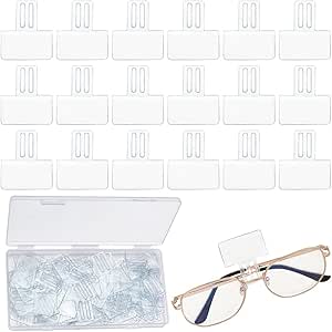 AHANDMAKER 100 Pcs Clear Plastic Price Tag Holders for the Frame of ...