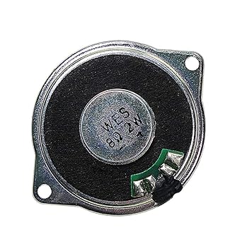 CALANDIS Speaker Ultra-Thin Diagonal Screw Hole 8Ohm 2W Magnetic Inside Iron Shell