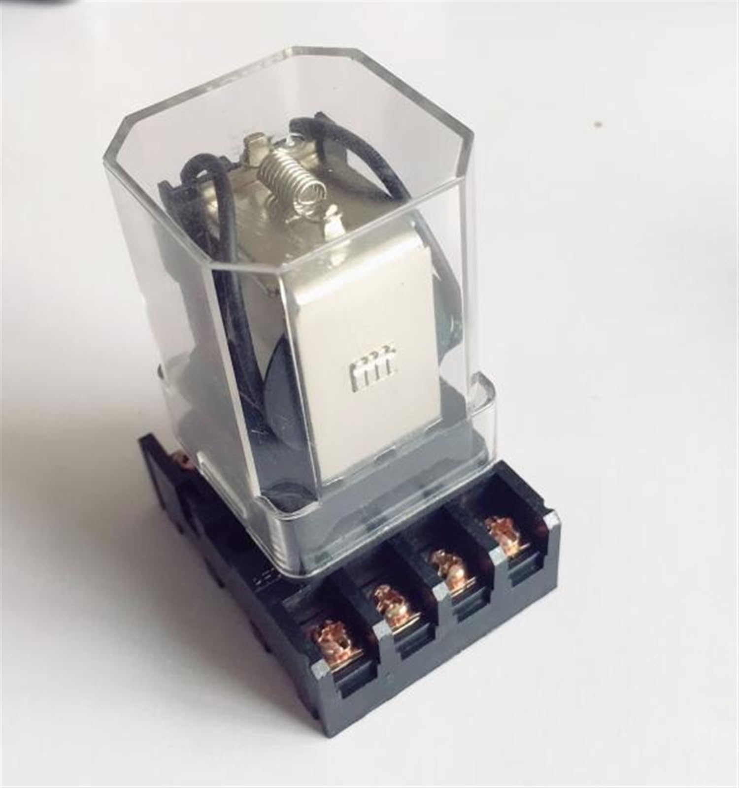Przekaźnik JQX-10F 2Z Mały przekaźnik ogólny z podstawą 8PIN DC12V DC24V AC110V AC220V 1szt (AC220V)