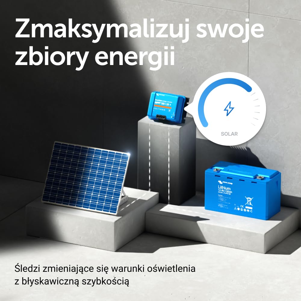 Victron Energy SmartSolar MPPT 150V 35 amp 12/24/36/48-Volt Kontroler Ładowania Słonecznego (Bluetooth)