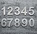 QT Modern House Number - 6 Inch - Brushed Stainless Steel (Number 6 Six / 9 Nine), Floating Appearance, Easy to install and made of solid 304