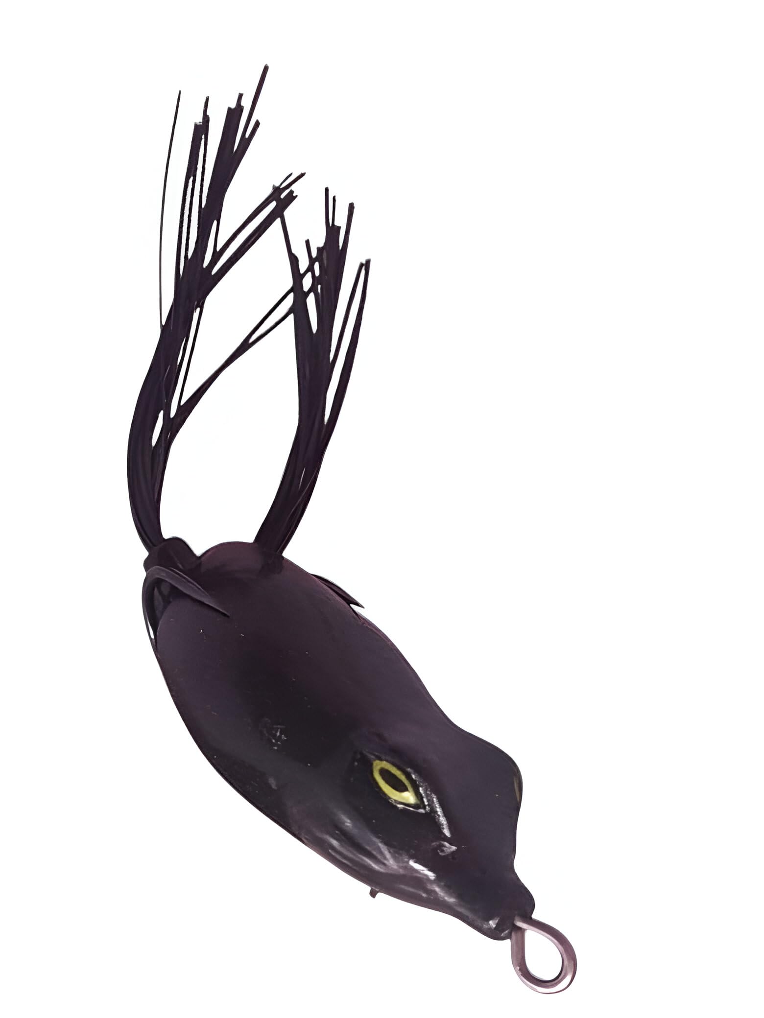 AK Collection Topwater Frog Lure Bass Trout Fishing Lures Realistic Prop Frog Soft Swimbait Floating Bait with Weedless Hooks for Freshwater Saltwater Pack of 1 1