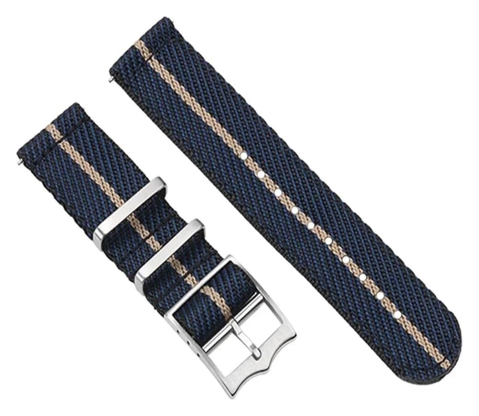 Remplacement du bracelet de la montre intelligente Bracelet de montre en Nylon 20mm 22mm hommes Bracelet bandes réglables femmes bracelets de montre montres accessoires Bracelet de montre en nylon