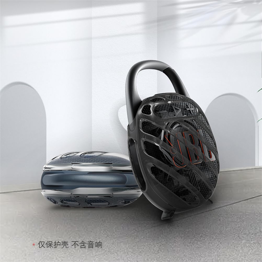 Custodia Protettiva In TPU Per JBL Clip 5 | Antigraffio, Trasparente, Con Accesso A Pulsanti E Porte