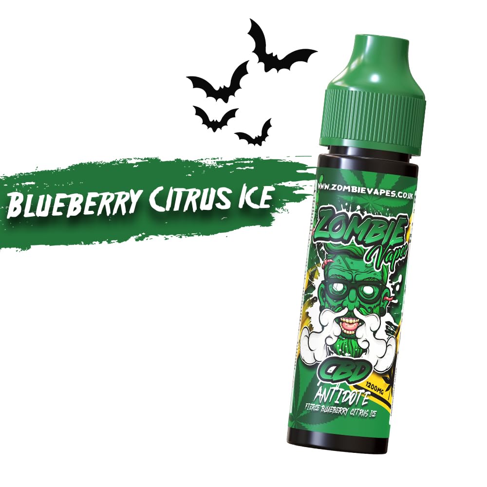 Zombie Vapes Antidote Vape Liquid 1200mg | Blueberry Citrus Ice