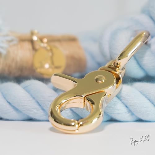 Miniatura 12 de Premium Cotton Rope Leash for Medium & Large Dogs – 5 ft Handcrafted, Strong, Stylish & Durable with 360° Swivel Heavy-Duty Clip – Perfect for