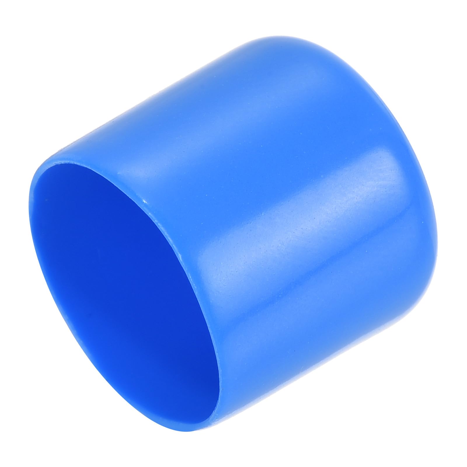 uxcell 20pcs Rubber End Caps 25mm ID Vinyl Round Tube Bolt Cap Cover Screw Thread Protectors Light Blue