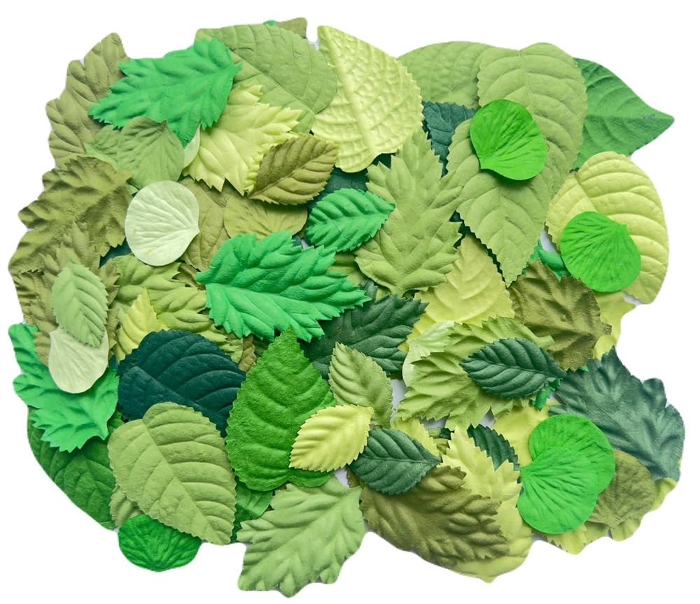 Feuilles d'hortensia fait main en papier de mûrier supérieur pour projets artistiques