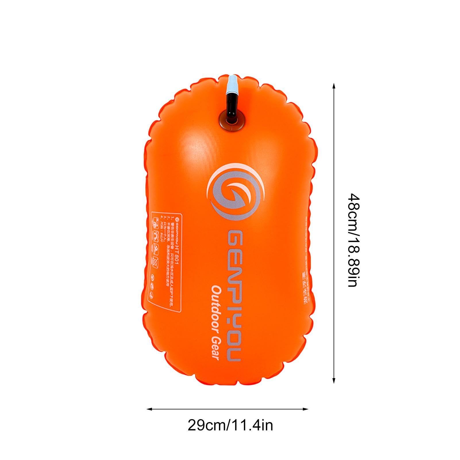 Boa Da Nuoto - Boa Nuoto Acque Libere | Sicurezza Durante Il Nuoto | Impermeabile, Gonfiabile, Galleggiante, Di Sicurezza | Swim Bubble | Per Spiaggia Sport D'Acqua,Surf,Snorkeling,Kayak