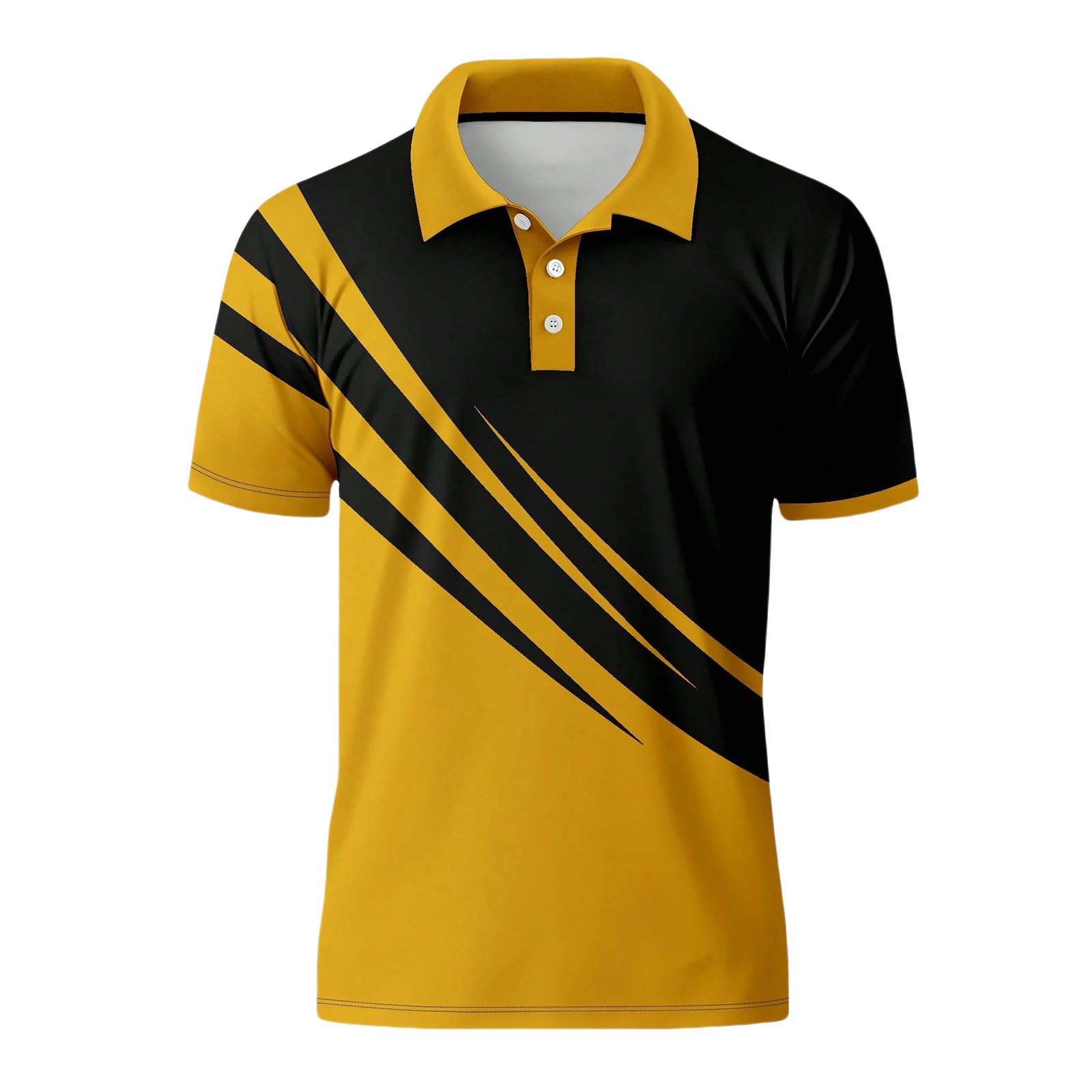 Polo Hombre Manga con Bolsillo en el Pecho Golf Polo Transpirable de Secado Rápido Poloshirt Deporte Hombre Slim Fit Tshirt Verano Camisa Hombre — view 4