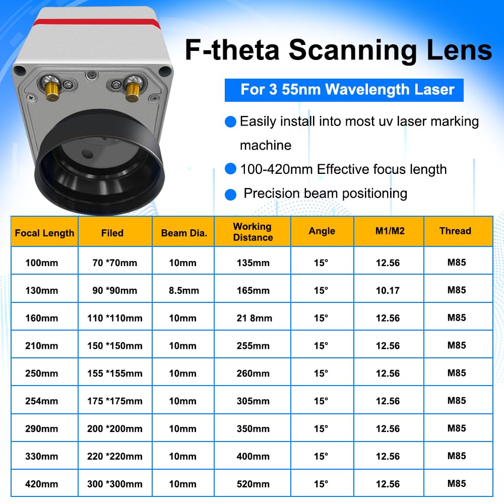 Laser-Markierungs-Graviermaschine 3W/5W/10W/15W CRS UV für Glas/Holz/Acryl/Metall (10, Watt)