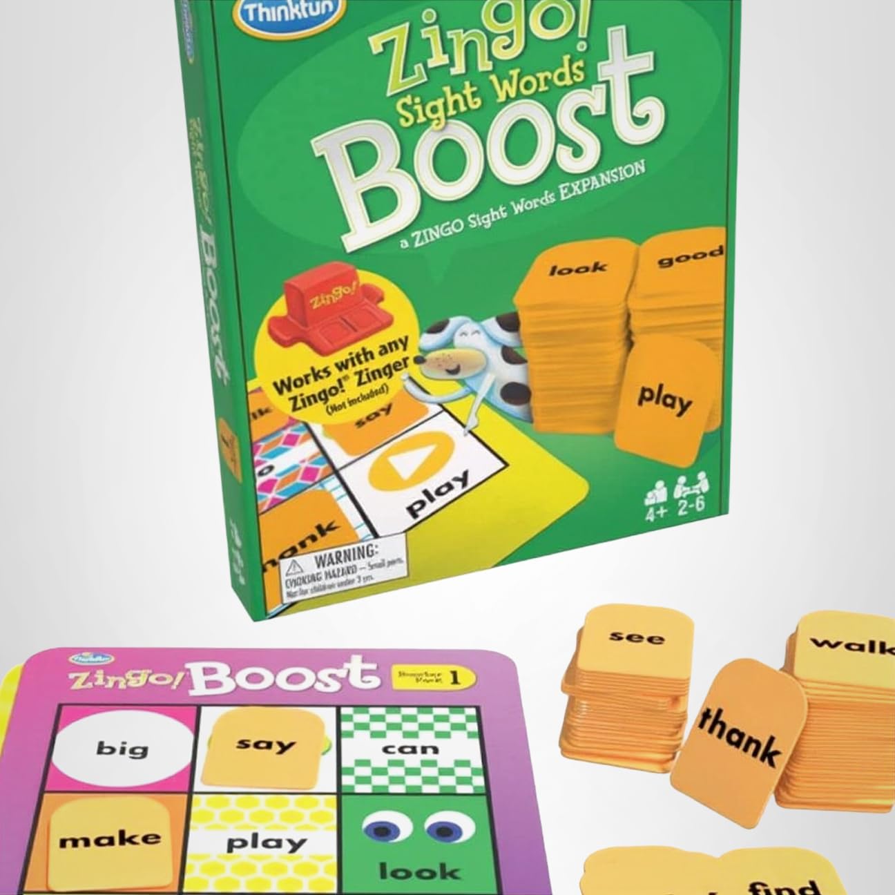 Amazon.com: Think Fun Zingo! Sight Words Boost - Engaging Brain
