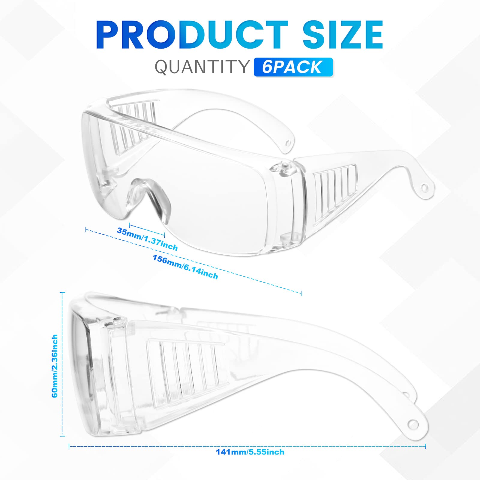 WFEANG Safety Glasses