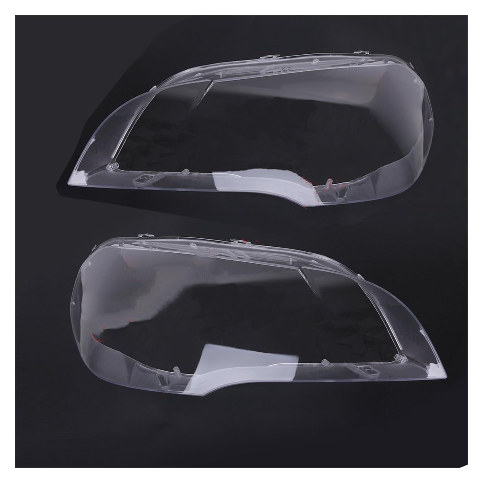 Cache De Phare Transparent Droit Pour BMW X5 E70 (2008-2013) | En Polycarbonate, Anti-UV | Remplacement Lentille Phare