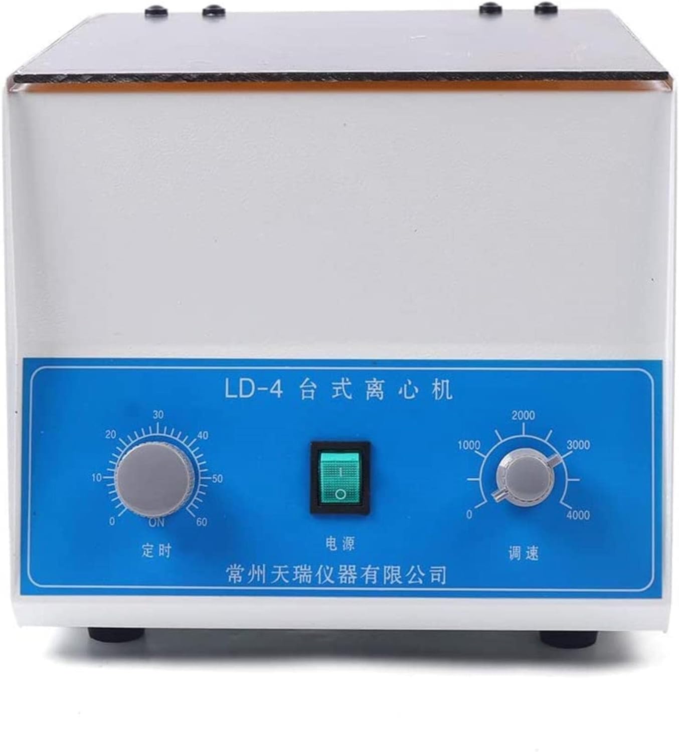 Electric Lab Centrifuge Machine, Desktop Laboratory Centrifuge, 4000RPM 4 Tubes X 100Ml Centrifuge Machine