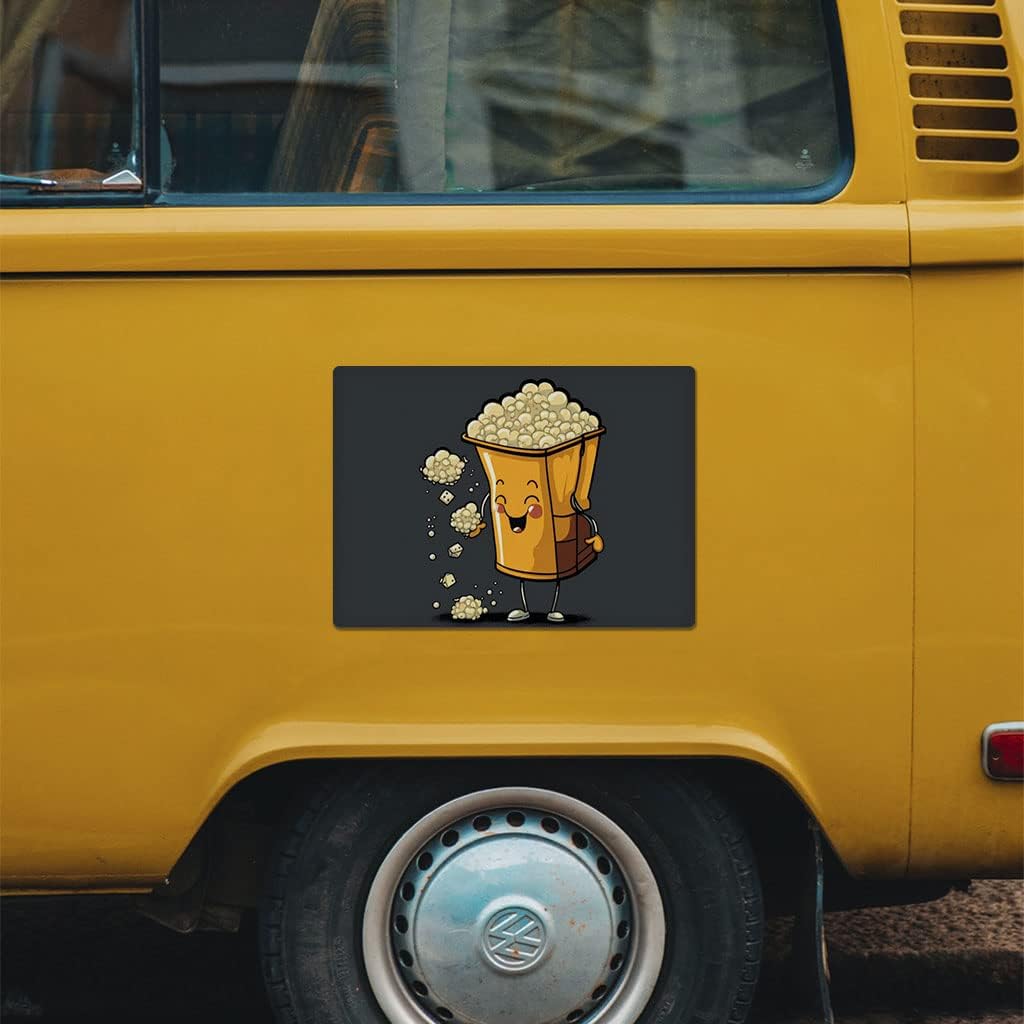 Funny Food Car Magnet 2 PCS - Unique Design Car Magnet - Cute Sticker