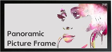 16x6" Black Panoramic Sizes Picture Frames Photo Frames Modern Poster Frame