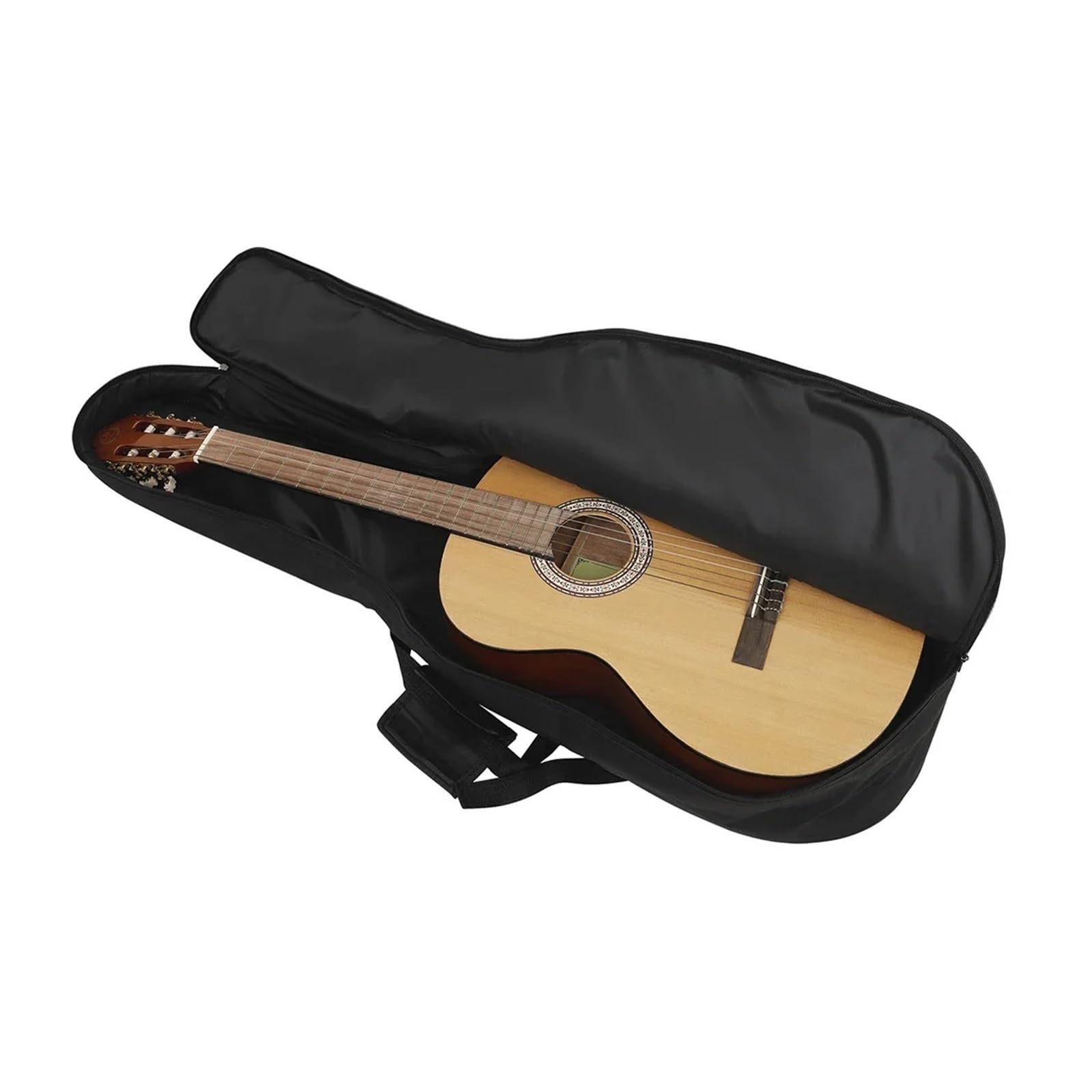 Pokrowiec na gitarę 41-calowy pokrowiec na gitarę Akustyczny futerał klasyczny Miękkie torby do noszenia Poliester Podwójne ramię Części plecaka Akcesoria(Black)