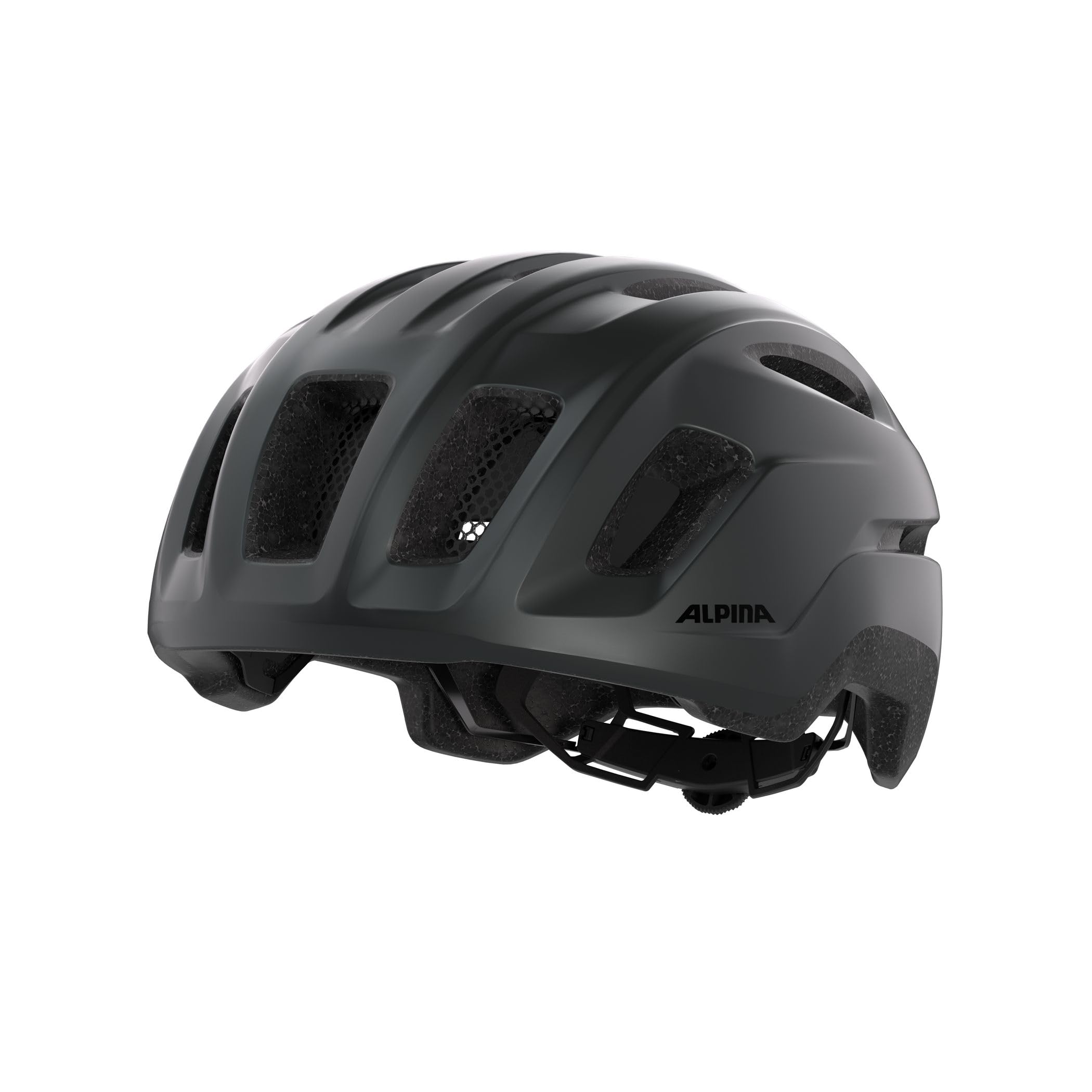 ALPINA Paranus Urban kask rowerowy z tylnym światłem LED, lekka wewnętrzna skorupa Hi-EPS, duża wentylacja, indywidualnie regulowany i zintegrowana siatka przeciw owadom
