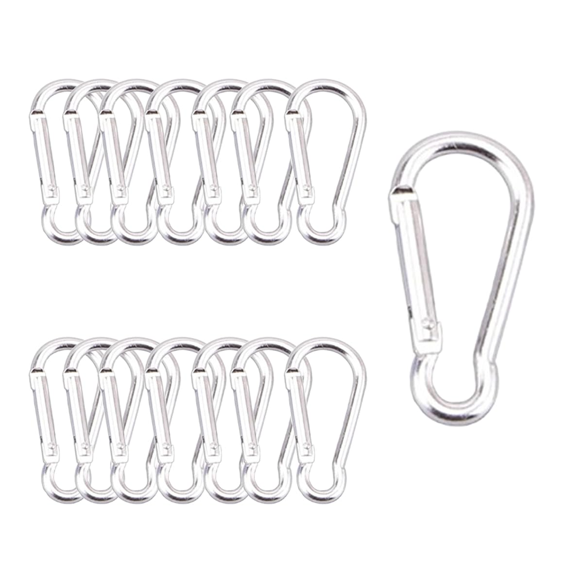 Moschettoni A S In Acciaio Inox - 10 Pezzi Per Chiavi, Zaini, Escursionismo E Outdoor - Foto 8