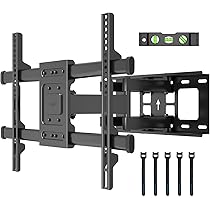 BONTEC Supporto da Parete per TV da LED LCD 32-85 pollici, Staffa TV con Movimento Inclinabile ed Estendibile, per Muro Staffa Ultra Resistente a 60kg, Max VESA 600x400mm