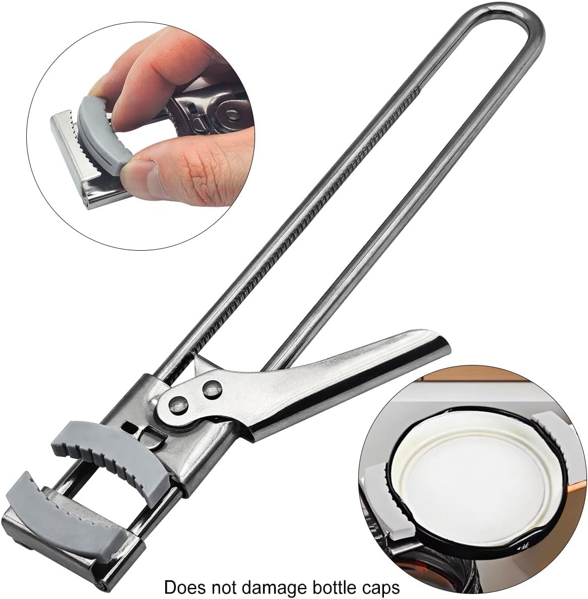 Maxin Master Jar & Bottle Opener,Adjustable Stainless Steel Can Opener