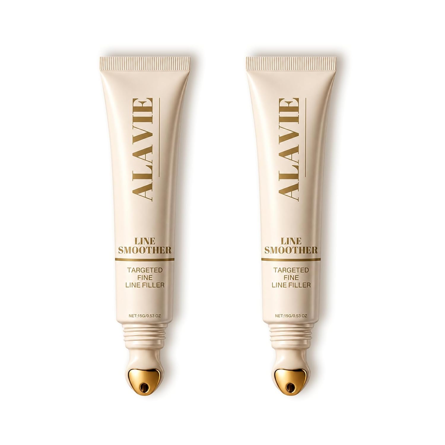 Line Smoother Fine Line Blurring Primer with Vitamin C Niacinamide & Hyaluronic Acid, Instant Line Smoothing Makeup Base for Fine Lines, Pores & Uneven Texture, Lightweight Twist-Up Design(2pcs)