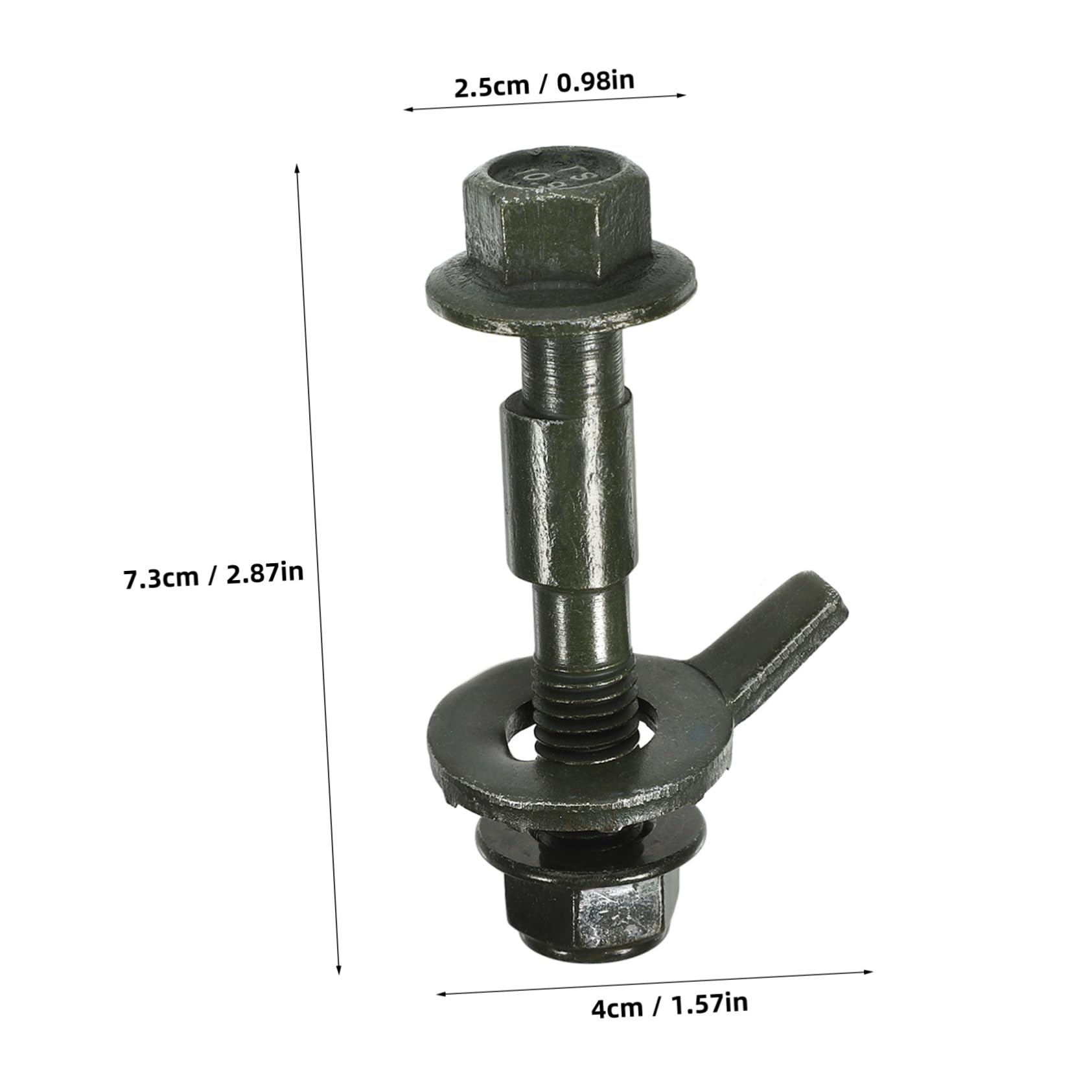Holibanna 4pcs Adjustable Bolt Kit for Wheel Alignment Eccentric Design for Enhanced Stability and Precision for Various Vehicle