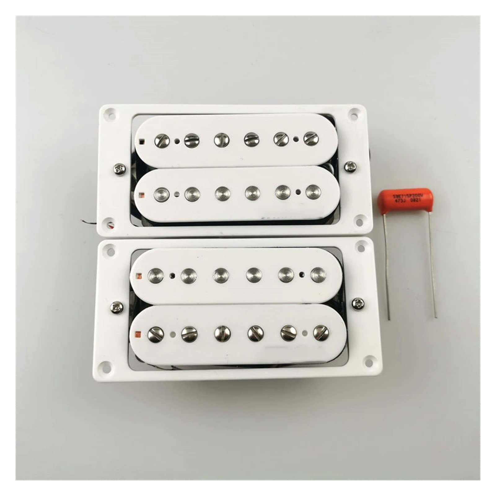 5 Partituras De Guitarra Eléctrica Humbucker Piezas De Guitarra Aplicar A La Guitarra Estándar Pastillas guitarra (Color : Whitw)