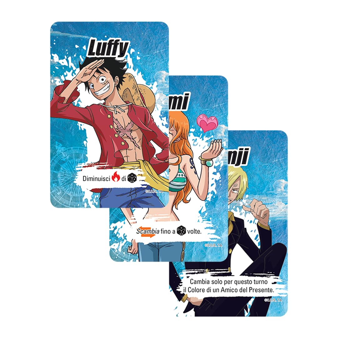 One Piece Nakama - Amici & Nemici - Gioco di carte cooperativo, 1-5 giocatori, 10+, Edizione in Italiano