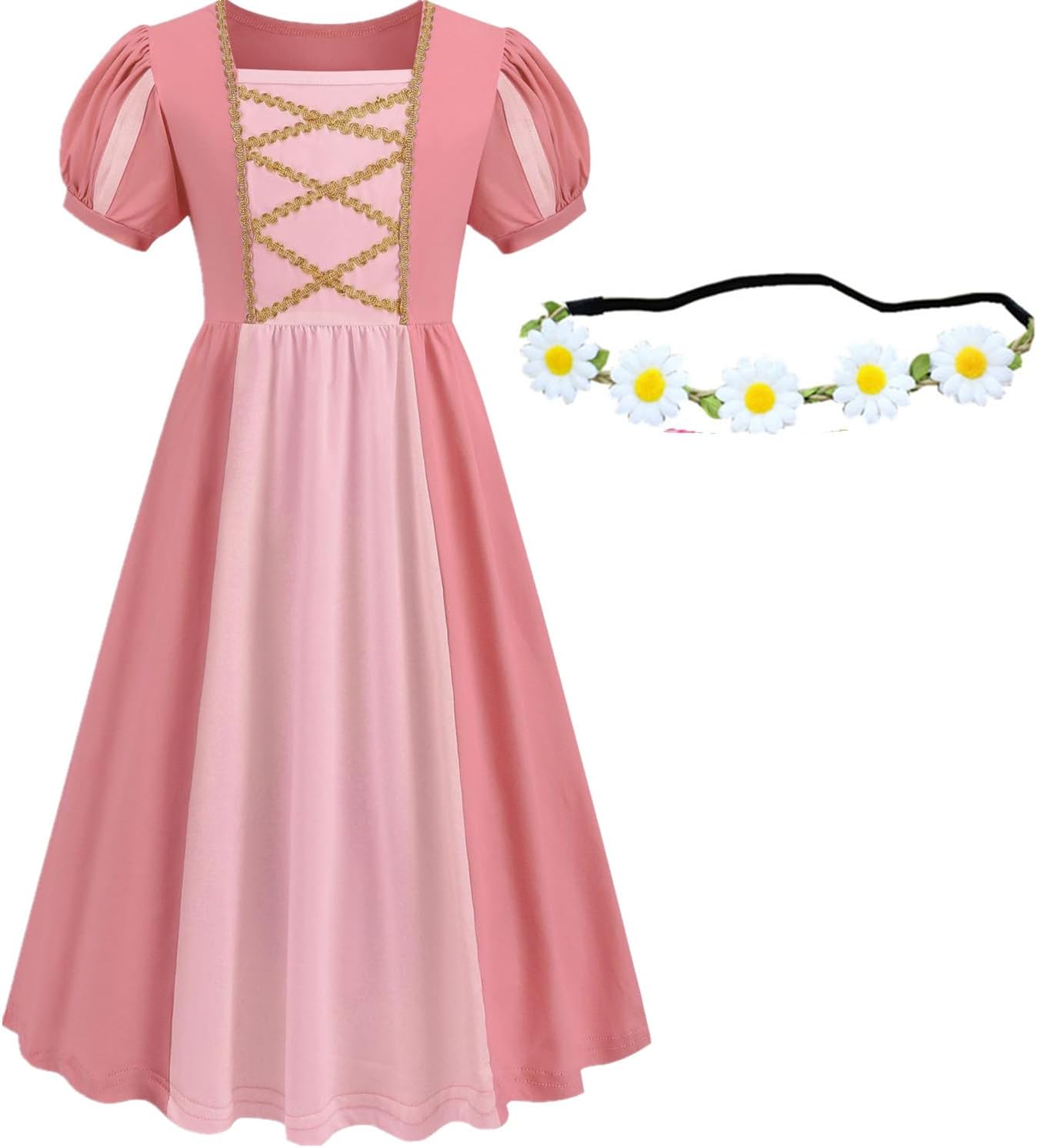 Renaissance Medieval Dress Princess Dress Girls Irish Costume Cosplay Retro Gown Birthday Halloween Xmas Party