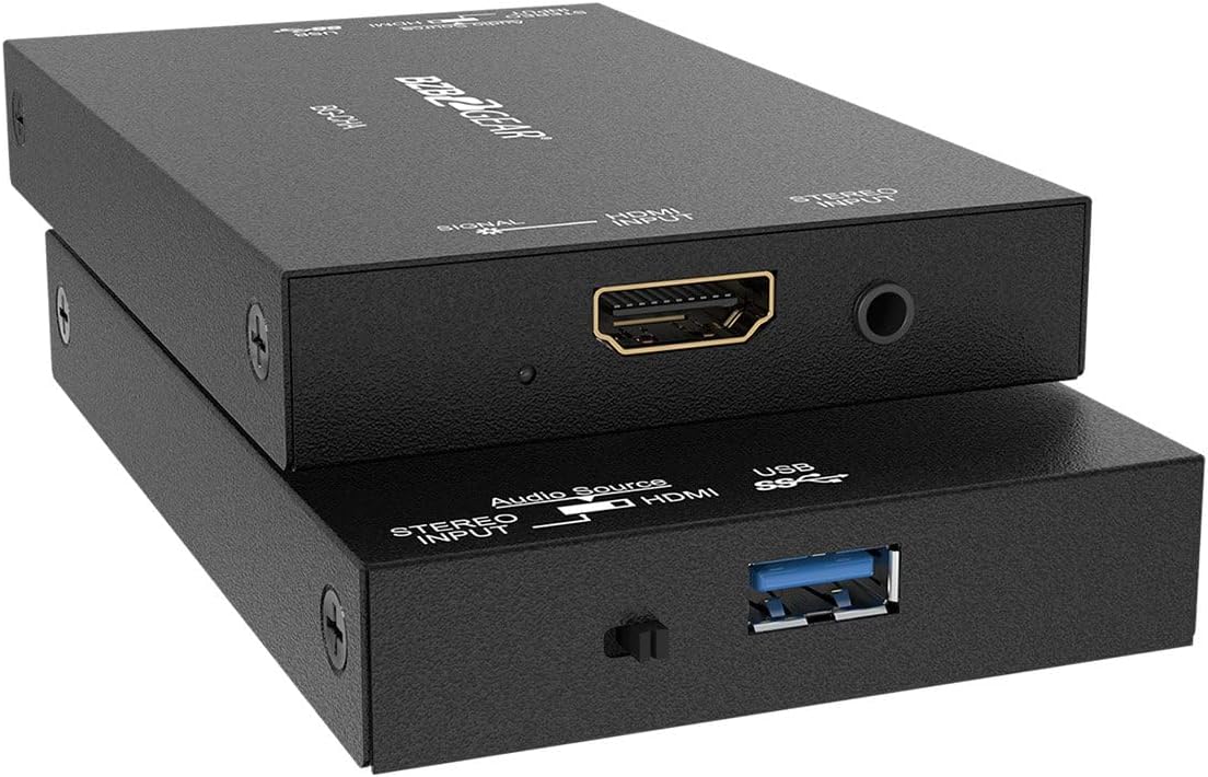 BZBGEAR USB 3.1 1080P FHD HDMI Video Capture Card with Scaler and Audio - BG-CHA