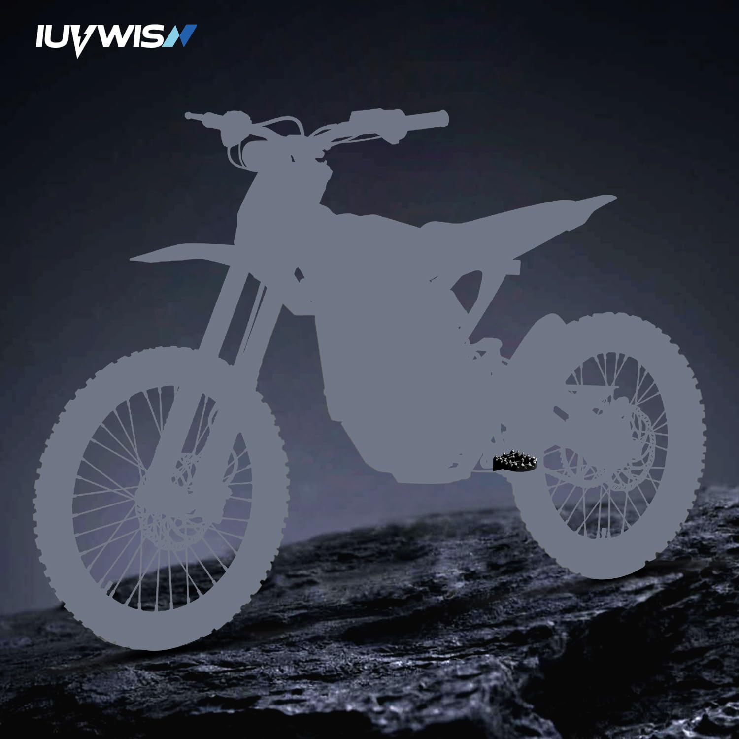 Motorrad Fußrasten Breite Fußrasten Auflagen Pedale für Surron Sur Ron Light Bee X S LBX ERide Pro SS 2.0 3.0 E-Ride Pro SR/S Elektro Ebike Dirt Pit Bike Schwarz