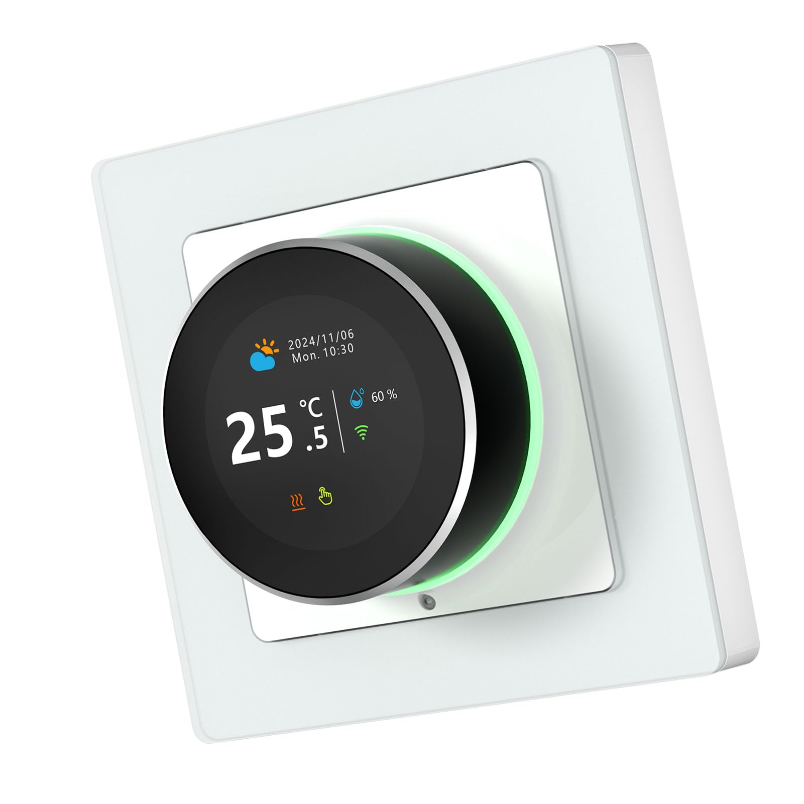Ejoyous Termostato Intelligente per Scaldabagno, Regolatore di Temperatura WiFi con Programmazione Programmabile e Controllo Vocale per il Riscaldamento Domestico