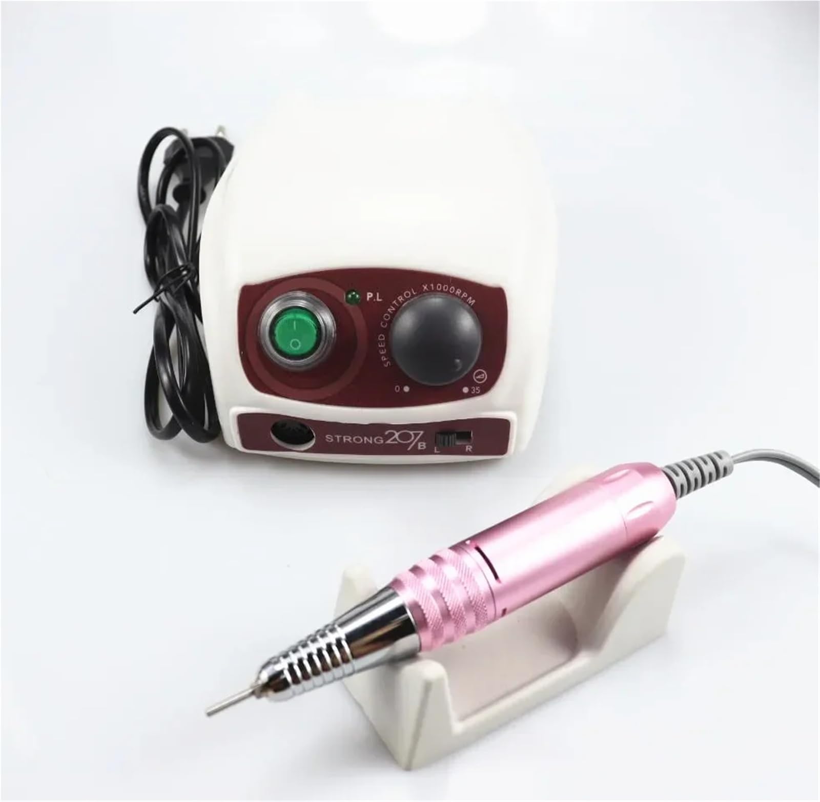 Electric Nail Drill 65W Milling Machine for Manicure Pedicure Nail Drill Apparatus for Manicure Machine Tool(DARK GRAY)