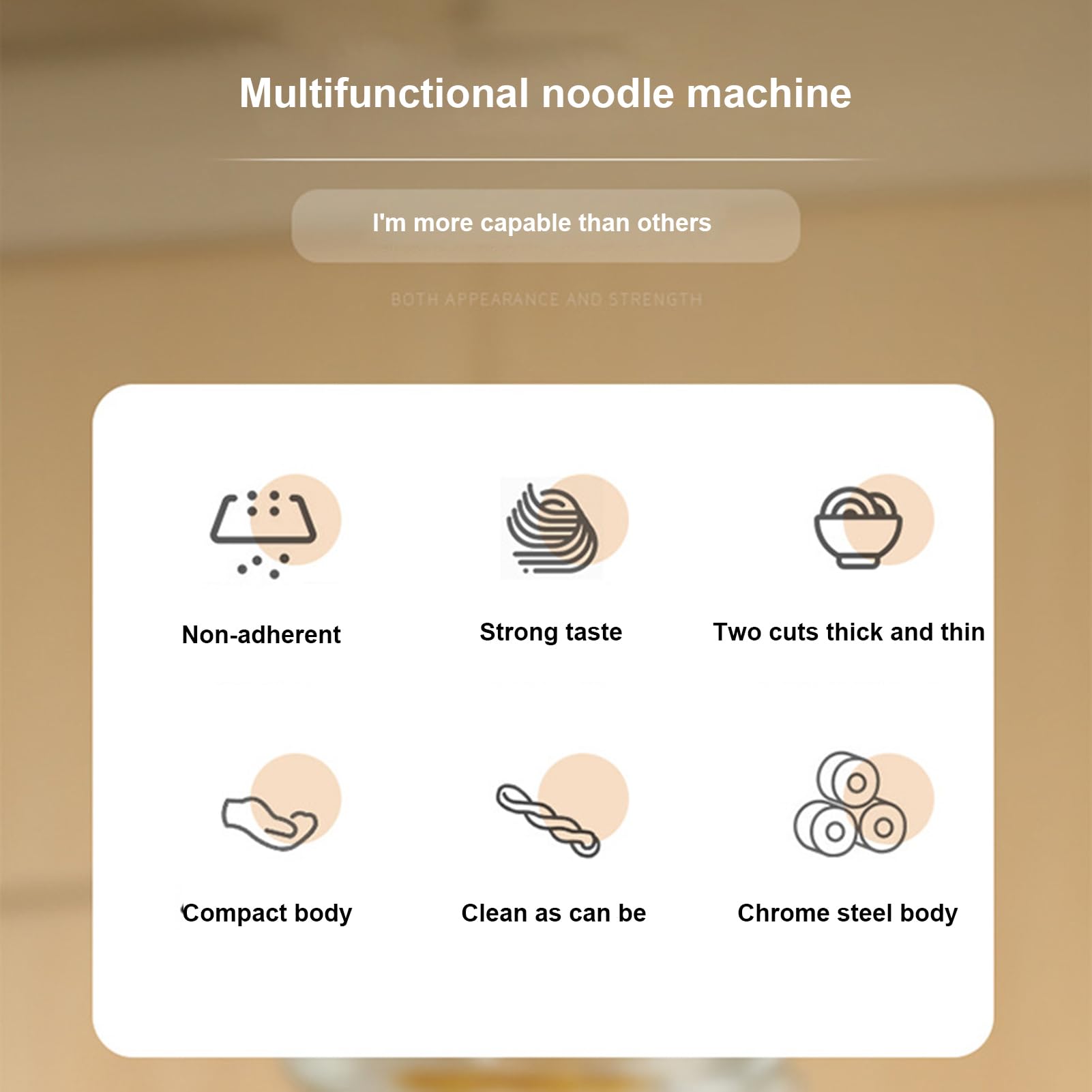 Máquina manual de pasta – Ajustes de grosor | Extrusora de pasta de acero